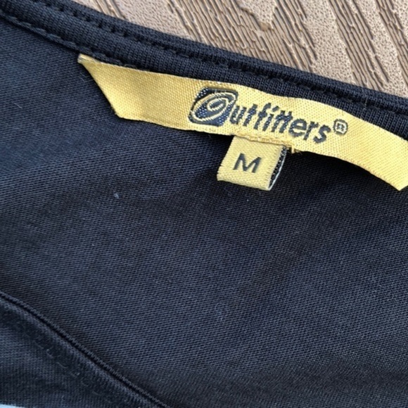 Outfitters asymmetrical hem Striped drawstring top - Picture 8 of 8